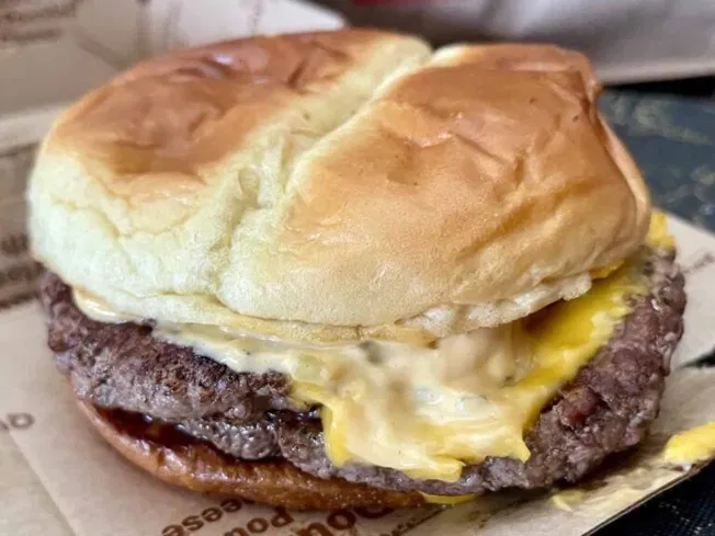 Cheese Burger served at American Burger Fest - Culture Square