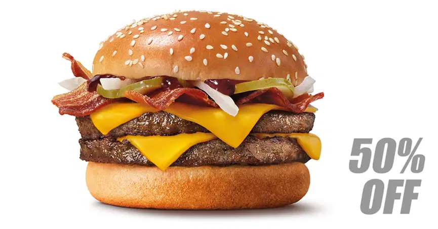The Quarter Pounder served at American Burger Fest - Culture Square